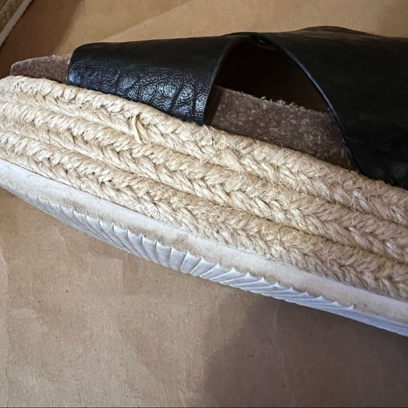 Steve Madden | Hassie Platform Chunky Espadrille Open Toe Slide Sandal Size 7 - Picture 9 of 11